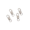 Lobster Clasps, Straight 8mm, Sterling Silver (4 Pieces)