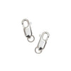 Lobster Clasps, Straight 11.5mm, Sterling Silver (2 Pieces)