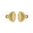 Magnetic Clasps, Smooth Round Ball with Loops 8mm Diameter, Gold Tone Brass (1 Set)