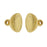 Magnetic Clasps, Smooth Round Ball with Loops 10mm Diameter, Gold Tone Brass (1 Set)