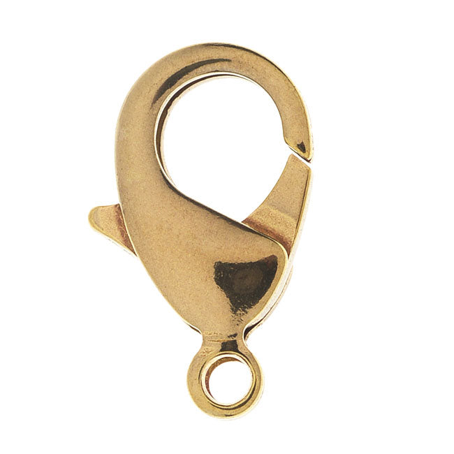 Lobster Clasps, Extra Large 22.5mm, Brass (1 Piece)