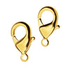 TierraCast Clasps, Lobster 15mm 22K Gold Plated (4 Pieces)