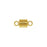 Magnetic Clasps, Round with Loops 10mm, 14k Gold-Filled (1 Set)
