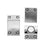 Antiqued Silver Plated Riveted Magnetic Clasp For Regaliz 10mm Flat Cork Cord - 1 Set