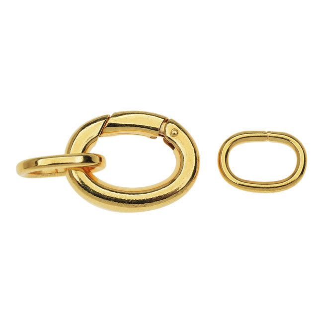 Golden Stainless Steel Rectangle Lobster Clasps With Jump - Temu