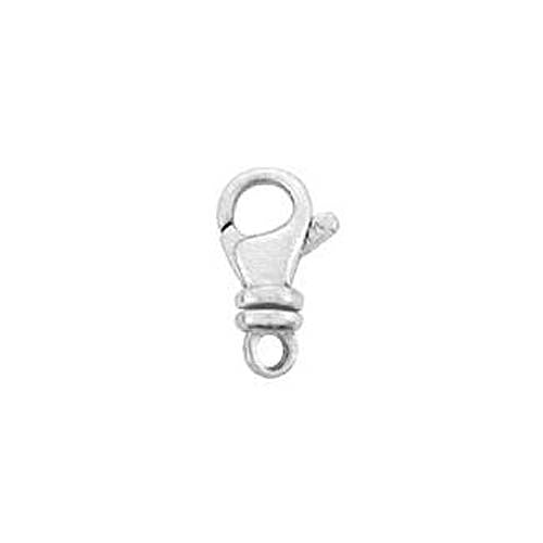 Sterling Silver Swivel Curved Lobster Clasps 12mm (1 Piece)