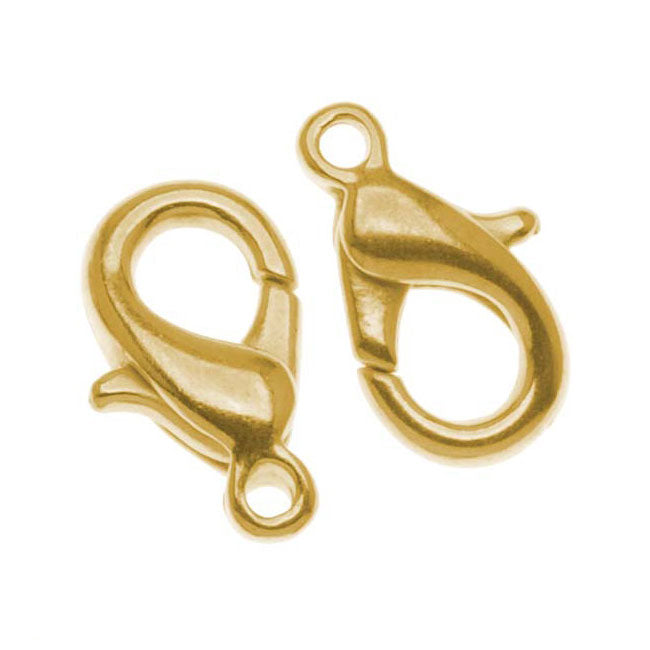 Lobster Clasp 10x5/12x6/14x7/16x9/21x12MM Stainless Steel Metal Hooks  Bronze Gold Silver Diy Jewelry Clasp Findings Connector