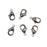 Lobster Clasps, Curve 12mm, Gunmetal Plated (6 Pieces)