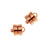Real Copper Cased Magnetic Clasps 6mm x 8mm (3 pcs)
