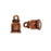 TierraCast Magnetic Clasps, Palace Capsule 28x8.5mm, 1 Set, Antiqued Copper Plated