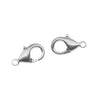Nunn Design Lobster Clasps, Curve 15mm, Silver Plated (2 Pieces)