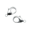 Nunn Design Lobster Clasps, Curve 19mm, Silver Plated (2 Pieces)