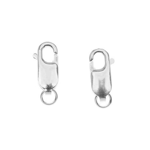 Lobster Clasps, Sleek 13.8x5mm, Silver Filled (2 Pieces)