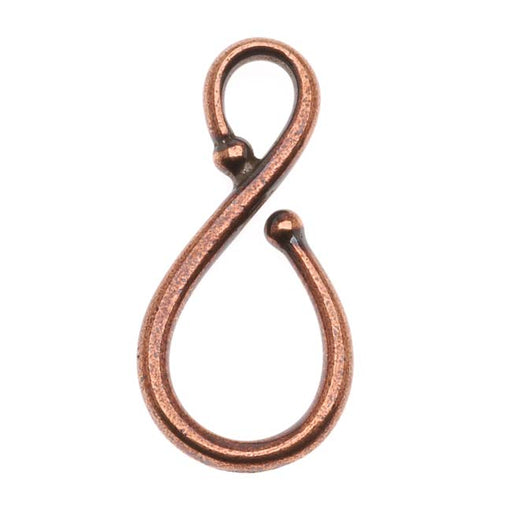 TierraCast Antiqued Copper Plated Pewter Large Classic Hook 32 x 15.5mm (1)
