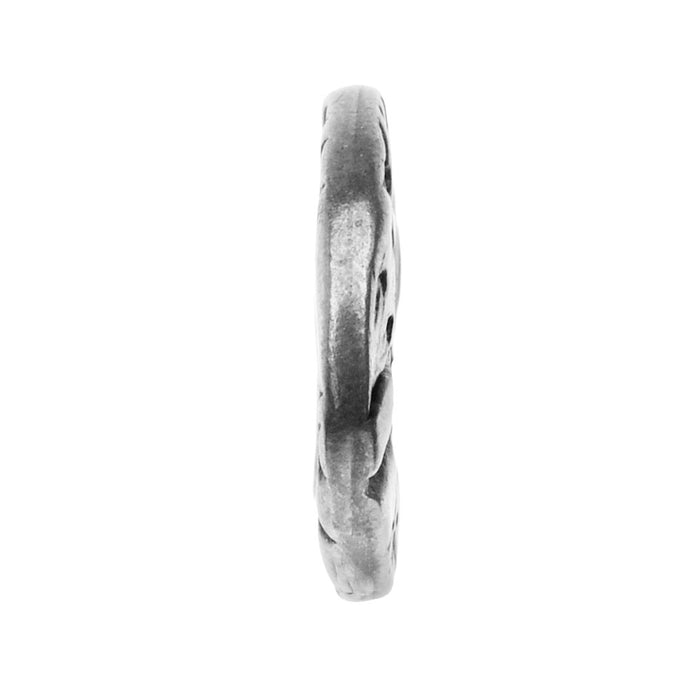 TierraCast Connector Link, Flora Ring 13mm, Antiqued Pewter (2 Pieces)