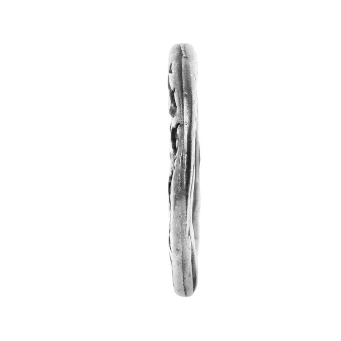TierraCast Connector Link, Flora Ring 16mm, Antiqued Pewter (2 Pieces)