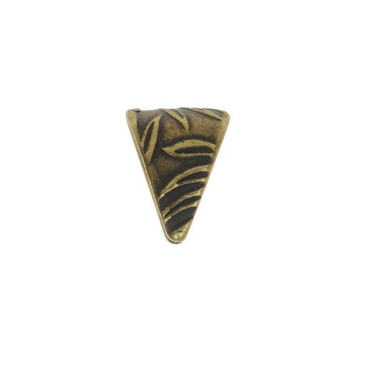 TierraCast Pinch Bail, Small Jardin 7.5x9.5mm, 1 Piece, Brass Oxide Finish