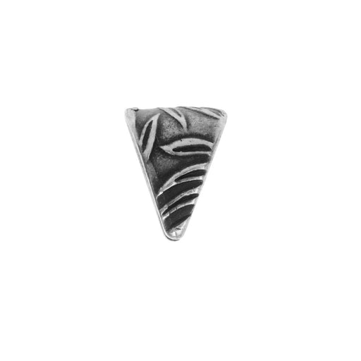 TierraCast Pinch Bail, Small Jardin 7.5x9.5mm, 1 Piece, Antiqued Pewter