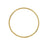 Large Circle Open Frame Link, 25mm Diameter / 18 Gauge, 14K Gold-Filled (1 Piece)