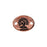 TierraCast Pewter, Oval Connector Link with Tree, 20x15mm, Ant Copper Plated