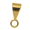 22K Gold Plated Large Slider Bail Front Ring (10 pcs)