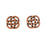 TierraCast Real Copper Plated Pewter Celtic Knot Open Connector Beads 10mm (2 Pieces)