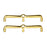 Cymbal Bead Endings for 8/0 Delica & Round Beads, Maronia III, 7x35mm, 24k Gold Plated (2 Pieces)