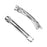 Silver Tone French Barrette Hair Clips - Fun Craft Beading Project 2 1/4 Inches (10 Pack)