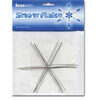 The Beadsmith Metal Wire Snowflake Forms - Fun Craft Beading Project 4 1/2 Inches (7 Piece Pack)