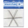 The Beadsmith Metal Wire Snowflake Forms - Fun Craft Beading Project 6 Inches