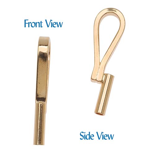 Gold Plated Vertical Pin Converter Convert Brooch To A Pendant