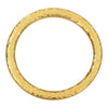 Connector Link, Hammertone Ring 31.5mm, Bright Gold, by TierraCast (1 Piece)
