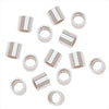 Crimp Beads, 3x3mm, Sterling Silver (10 Pieces)