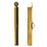 Nunn Design Ribbon Cord Ends, Barrel 33.5mm, Antiqued Gold (2 Pieces)