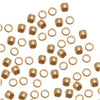 Crimp Beads, Barrel 2x1.5mm, Brass (100 Pieces)