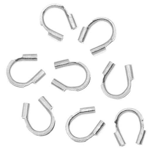 Wire & Thread Protectors, 144 Pieces, Silver Color (.019 Inch Loops)