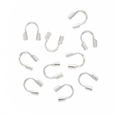 Wire & Thread Protectors, .045 Inch Loops Sterling Silver (10 Pieces)