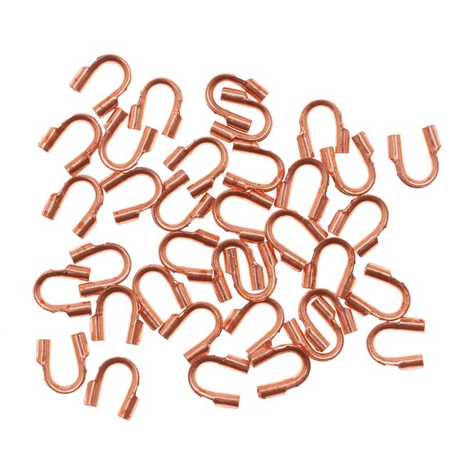 Genuine Copper Wire & Thread Protectors .024 Inch Loops (50 pcs)