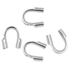 Wire & Thread Protectors, .024 Inch Loops Silver Plated (50 Pieces)