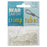 The Beadsmith Crimp Beads, Tube 1.5x1.5mm, Silver Plated (800 Pieces)