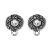 Gemstone Earrings, Crystal Quartz Chips with French Wire Hooks, Clear & Silver Plated (1 Pair)