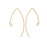 V-Shaped French Ear Wire, with Loop 36x17.5mm 14K Gold-Filled, (1 Pair)