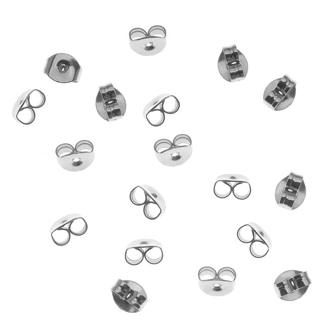 5 Pairs Extra Heavy Earring Backs Stainless Steel – Tacos Y Mas