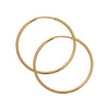 Endless Hoop Earring Component, w/ Hinged Wire 30mm Diameter and 1.25mm Thick, 14K Gold-Filled (1 Pair)
