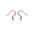 Genuine Antiqued Copper Fish Hook Earring Hooks 16mm (24 Pieces)
