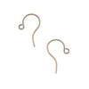 Earring Findings, French Ear Wire Hook 16mm, Antiqued Brass (20 Pcs)