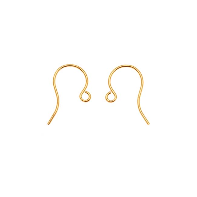 Diamond Channel-Set U-Shape Omega-Back Earrings (14K) – Popular J