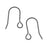 Gunmetal Plated Small Earring Hooks 16mm (20 Pairs)