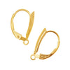 Earring Findings, Leverback with Teardrop 16mm 14k Gold-Filled (1 Pair)