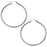 Earrings Findings, Hoop 40mm, Stainless Steel (2 Pairs)